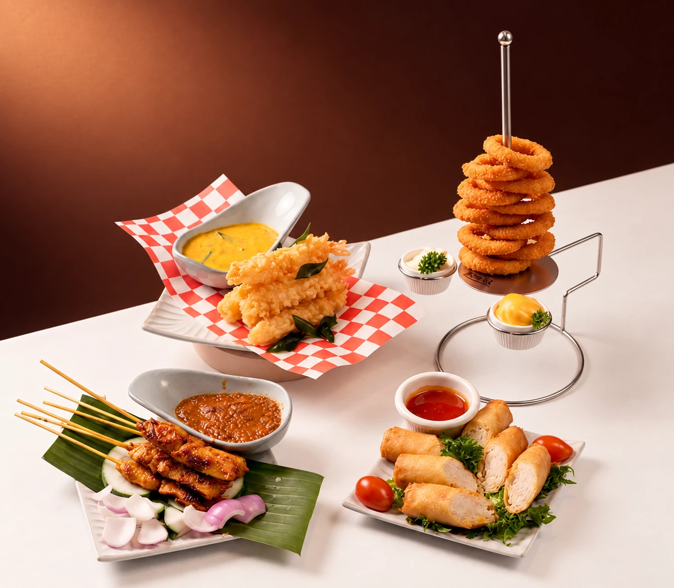 A selection of sharing plates