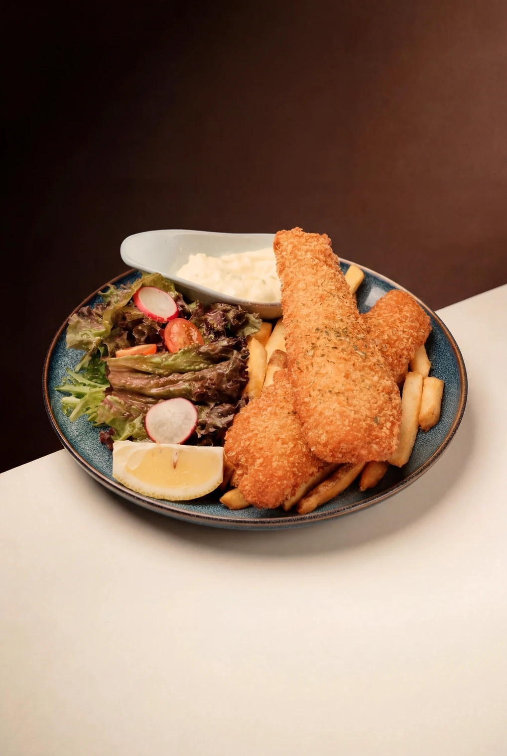 Tempura fish and chips