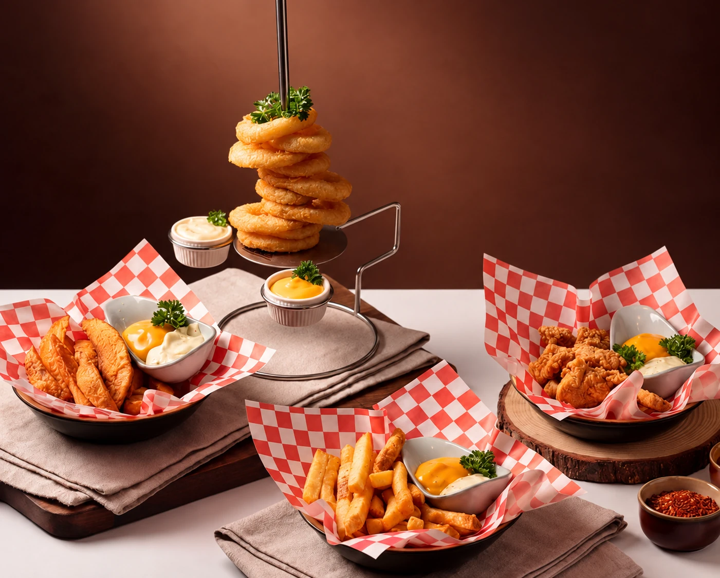 Selection of Pedal & Rolls snacks